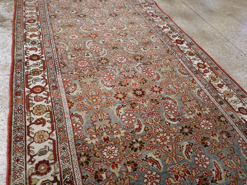 Vintage Persian Malayer Gallery Runner, No.23418 - Galerie Shabab