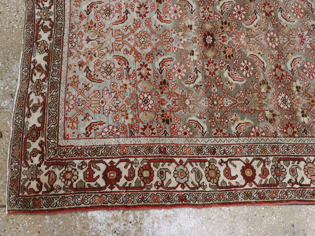Vintage Persian Malayer Gallery Runner, No.23418 - Galerie Shabab