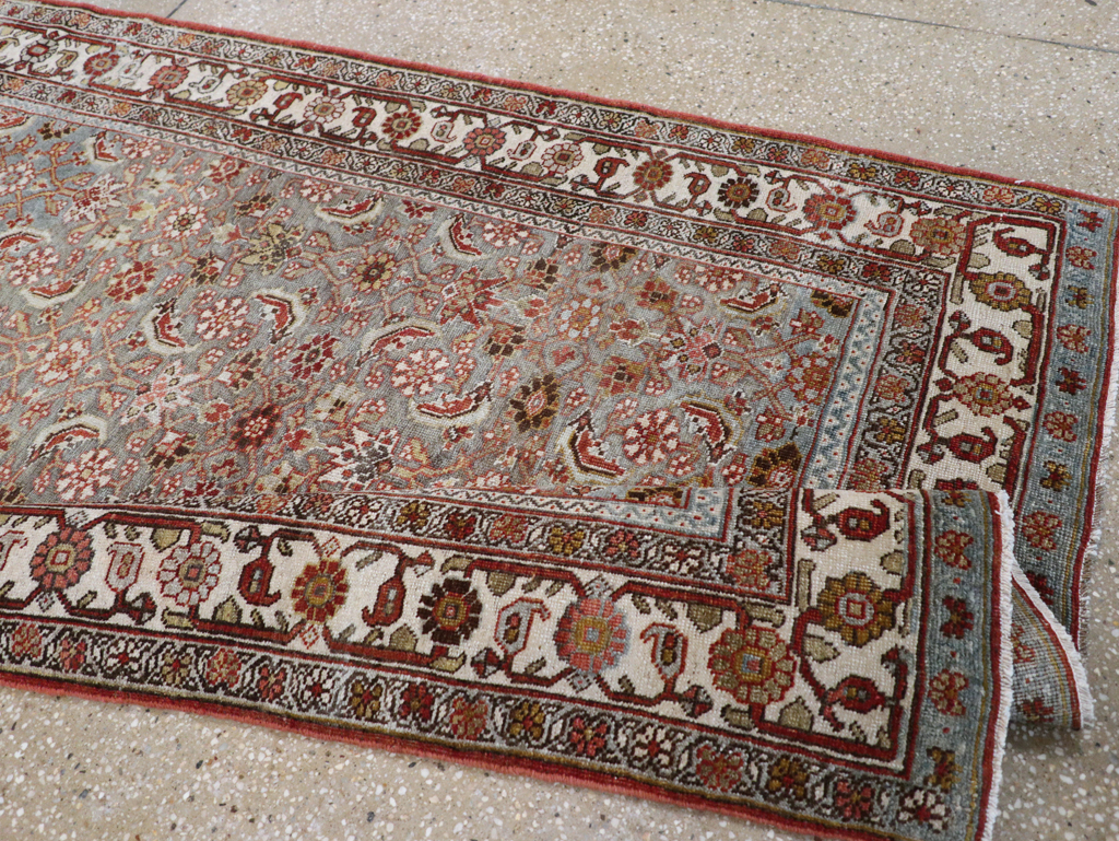 Vintage Persian Malayer Gallery Runner, No.23418 - Galerie Shabab