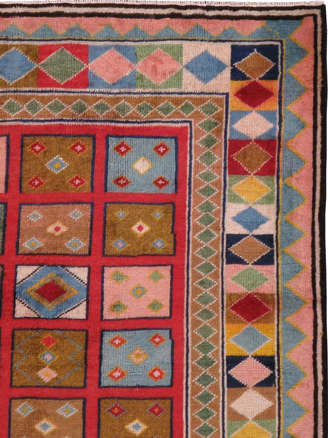 Vintage Modernist Kashan Rug, No.23419 - Galerie Shabab