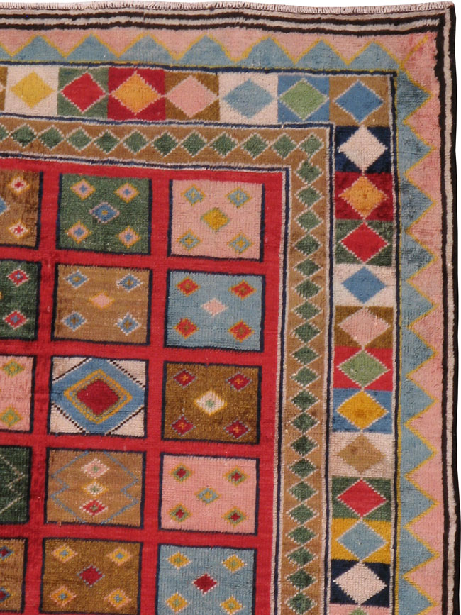 Vintage Modernist Kashan Rug, No.23419 - Galerie Shabab