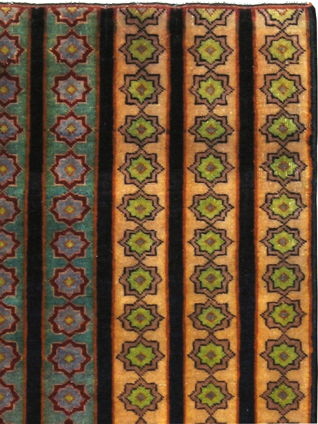 Vintage Persian Kashan Modernist Rug, No.23420 - Galerie Shabab