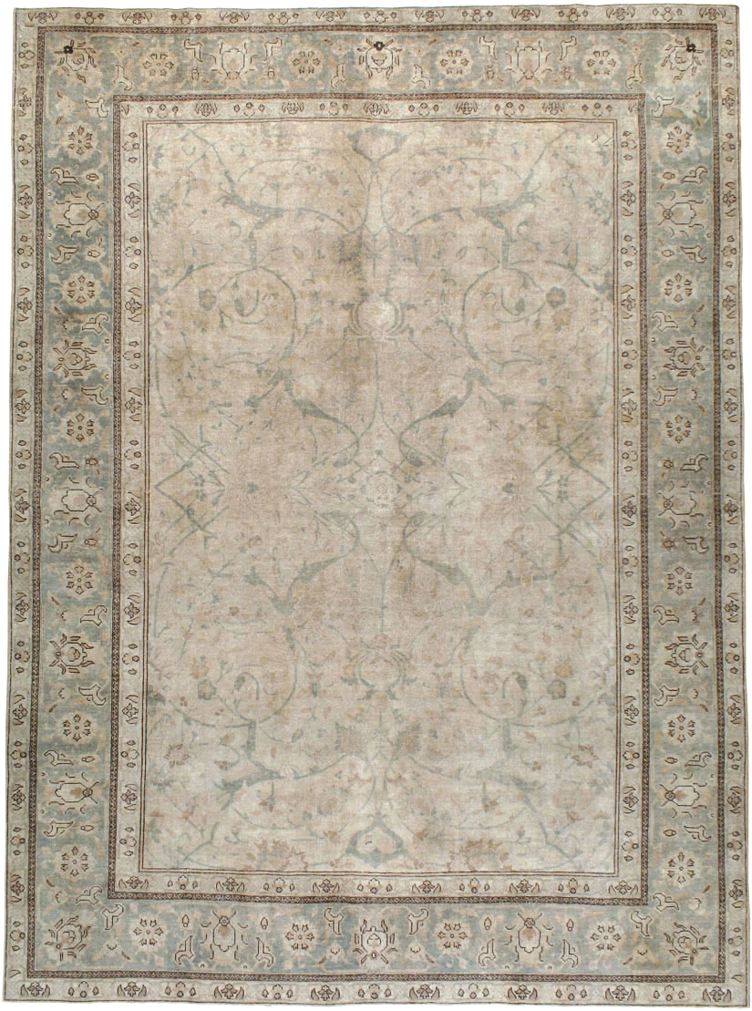 Antique Persian Tabriz Carpet, No.23422 - Galerie Shabab