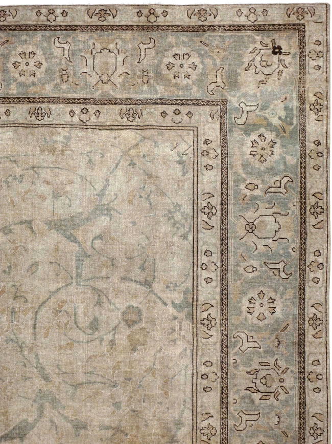 Antique Persian Tabriz Carpet, No.23422 - Galerie Shabab