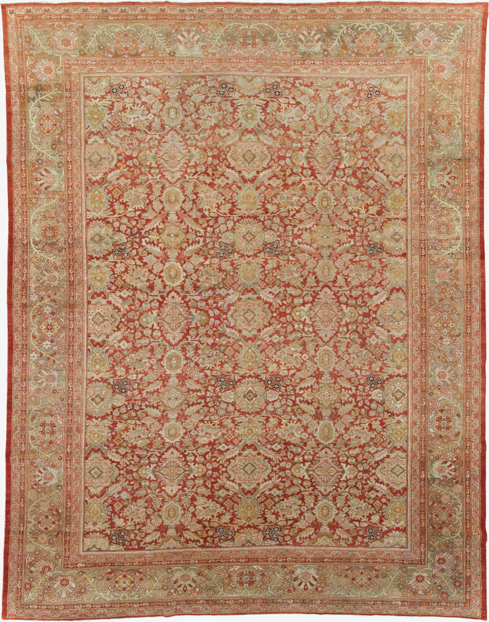 Antique Persian Mahal Carpet, No.23424 - Galerie Shabab