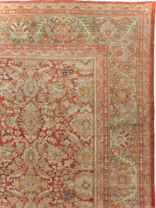 Antique Persian Mahal Carpet, No.23424 - Galerie Shabab