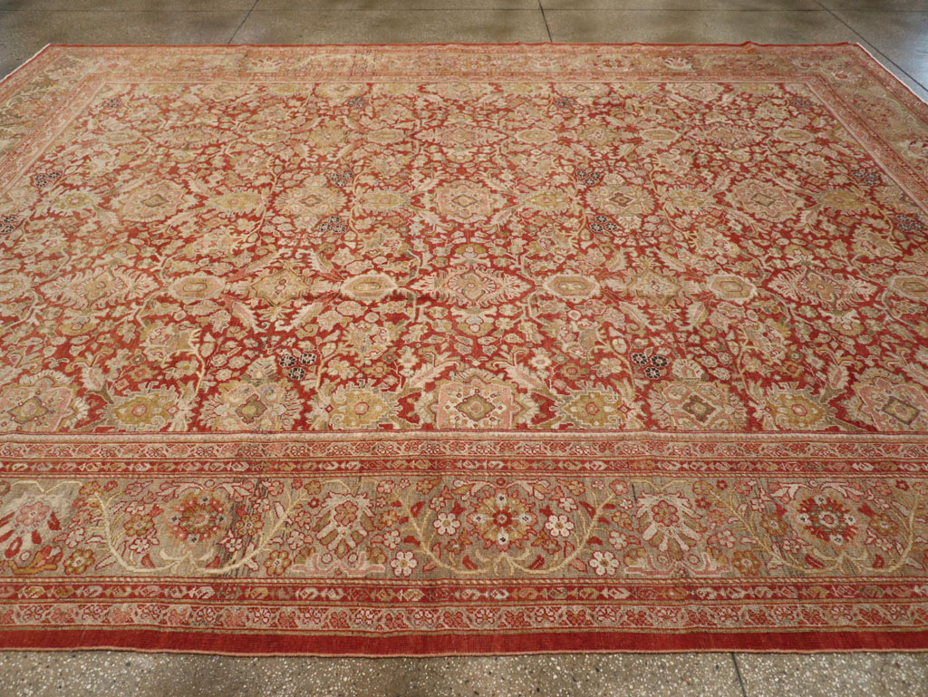 Antique Persian Mahal Carpet, No.23424 - Galerie Shabab