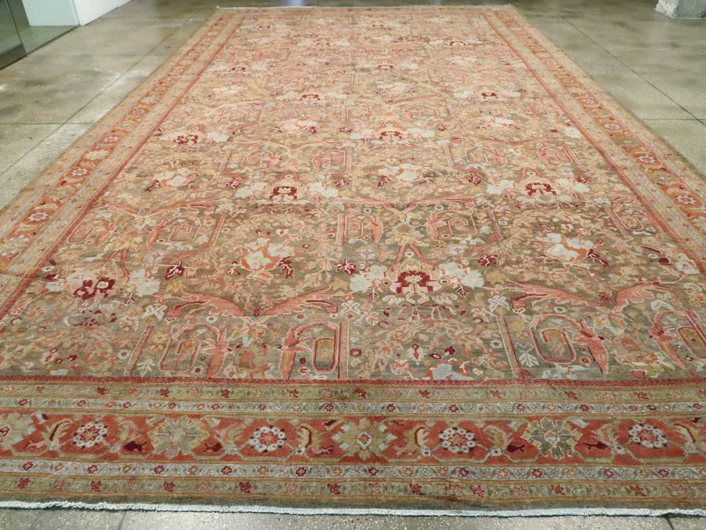 Antique Persian Mahal Carpet, No.23425 - Galerie Shabab