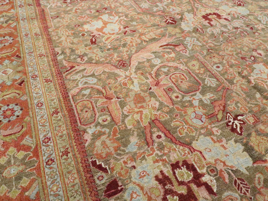 Antique Persian Mahal Carpet, No.23425 - Galerie Shabab
