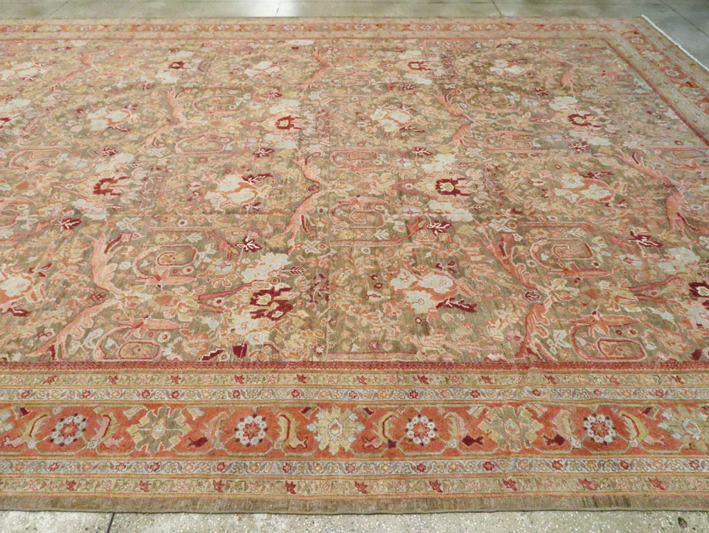 Antique Persian Mahal Carpet, No.23425 - Galerie Shabab