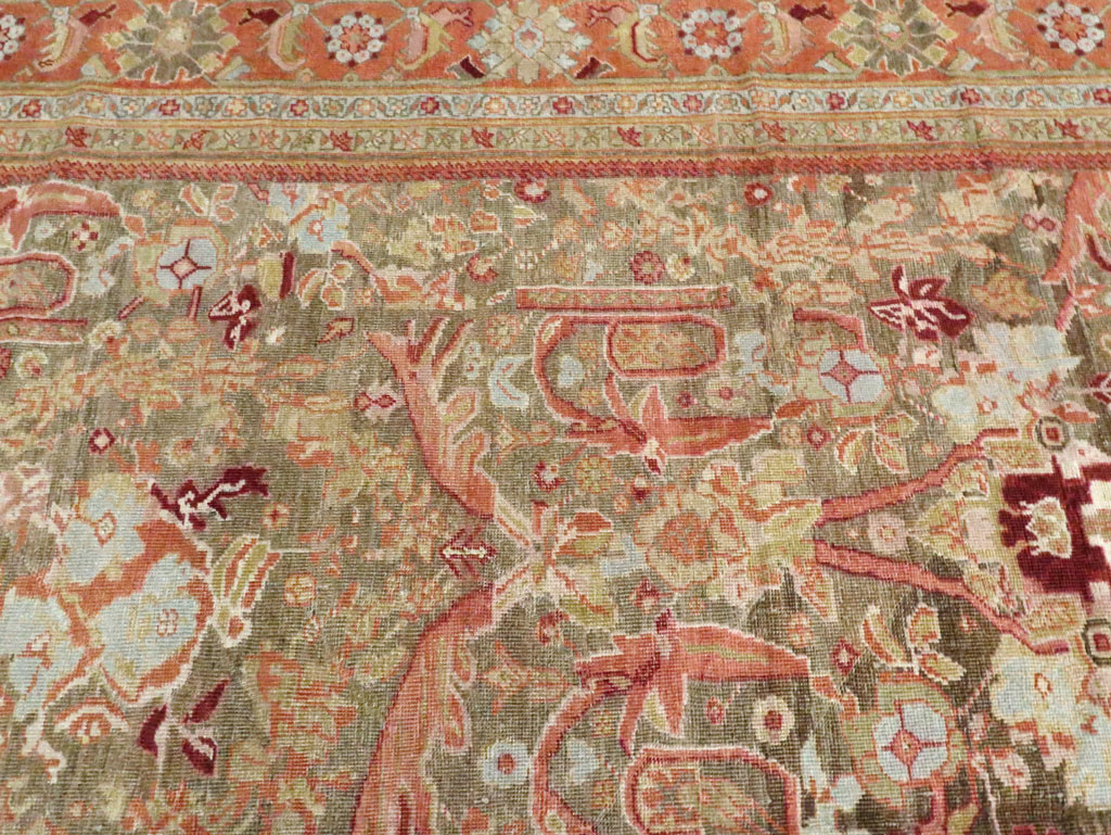 Antique Persian Mahal Carpet, No.23425 - Galerie Shabab