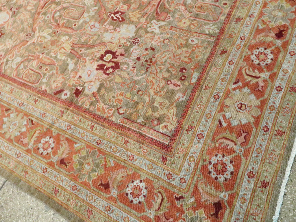 Antique Persian Mahal Carpet, No.23425 - Galerie Shabab