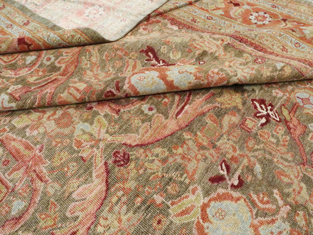 Antique Persian Mahal Carpet, No.23425 - Galerie Shabab