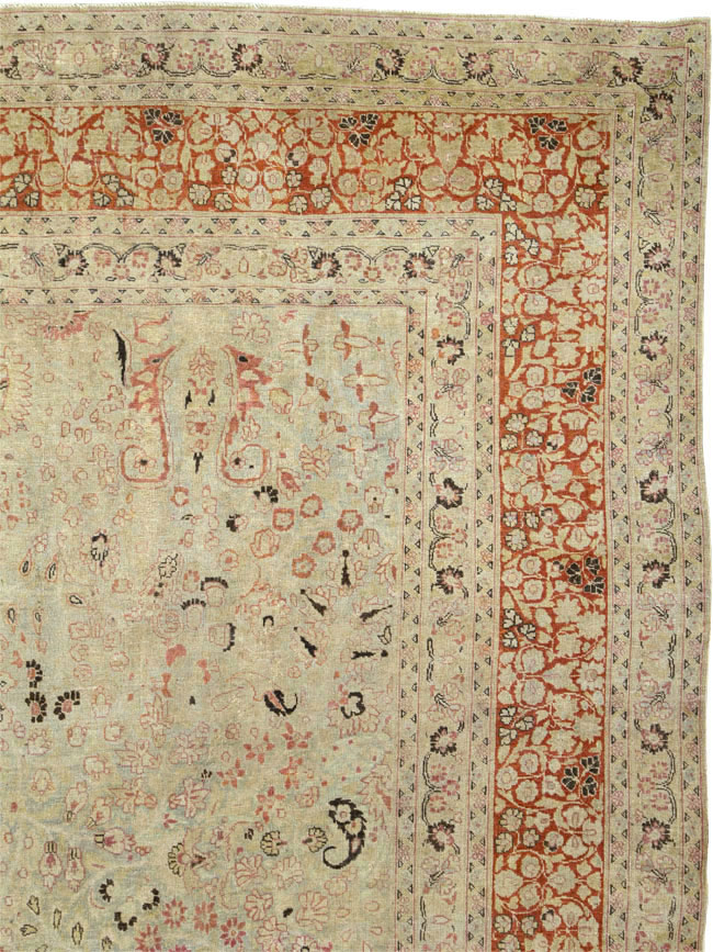 Antique Persian Mashad Carpet, No.23426 - Galerie Shabab