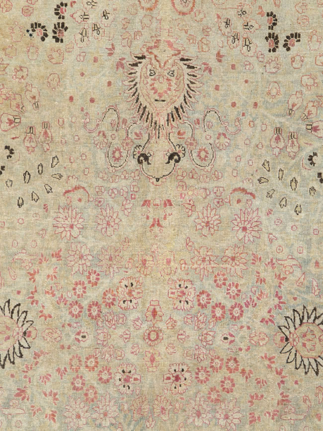 Antique Persian Mashad Carpet, No.23426 - Galerie Shabab