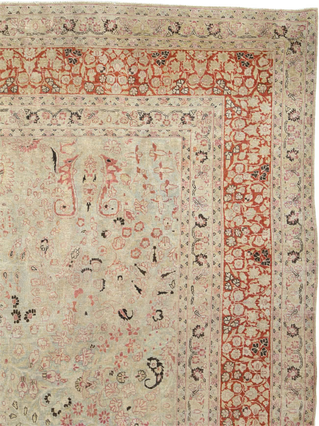 Antique Persian Mashad Carpet, No.23426 - Galerie Shabab