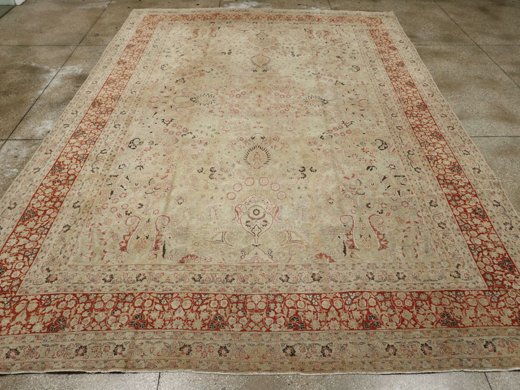 Antique Persian Mashad Carpet, No.23426 - Galerie Shabab