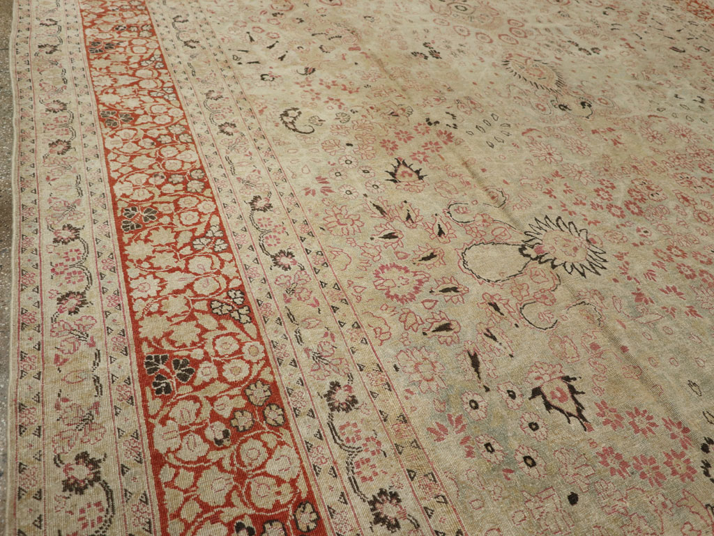 Antique Persian Mashad Carpet, No.23426 - Galerie Shabab