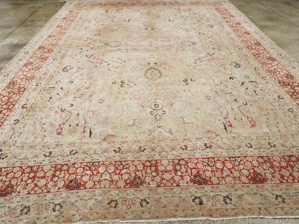 Antique Persian Mashad Carpet, No.23426 - Galerie Shabab