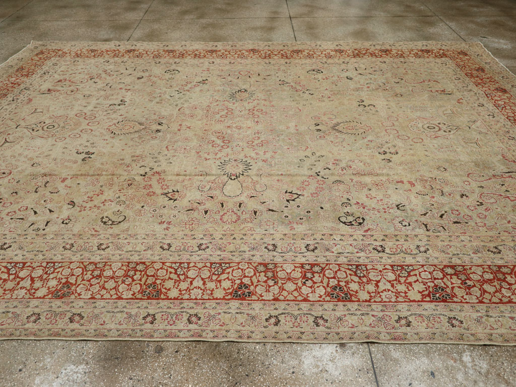 Antique Persian Mashad Carpet, No.23426 - Galerie Shabab