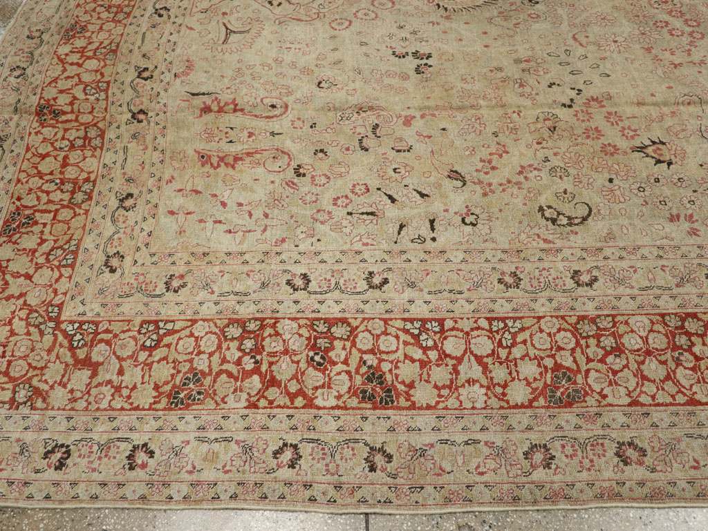 Antique Persian Mashad Carpet, No.23426 - Galerie Shabab