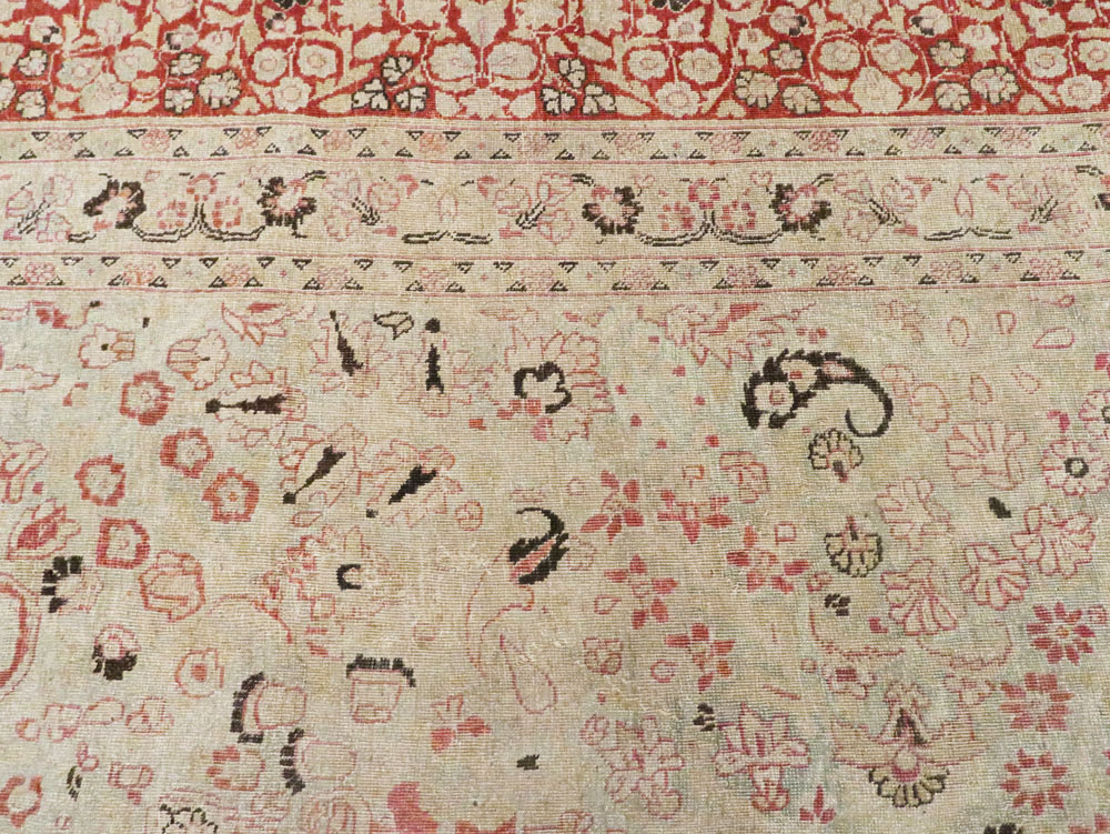 Antique Persian Mashad Carpet, No.23426 - Galerie Shabab