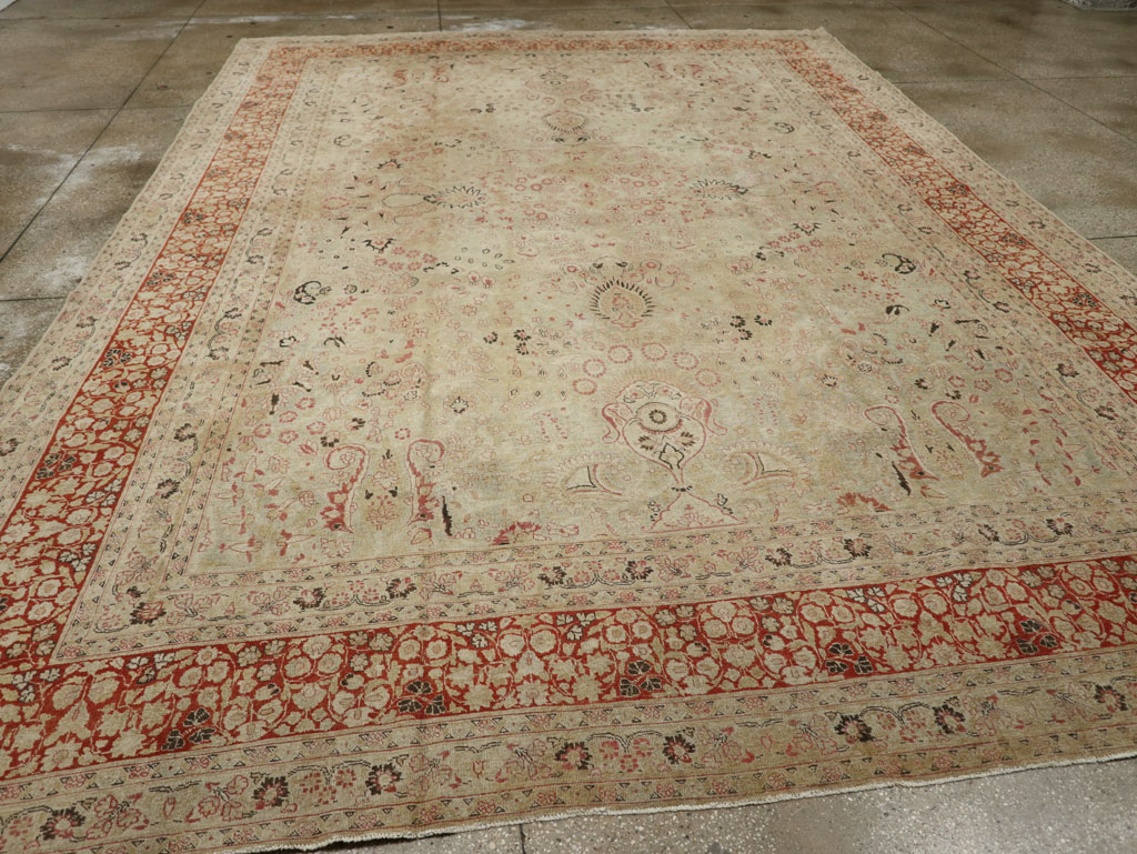 Antique Persian Mashad Carpet, No.23426 - Galerie Shabab