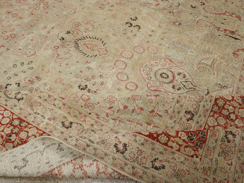 Antique Persian Mashad Carpet, No.23426 - Galerie Shabab
