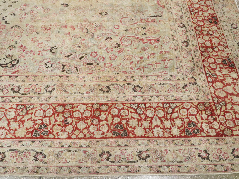 Antique Persian Mashad Carpet, No.23426 - Galerie Shabab