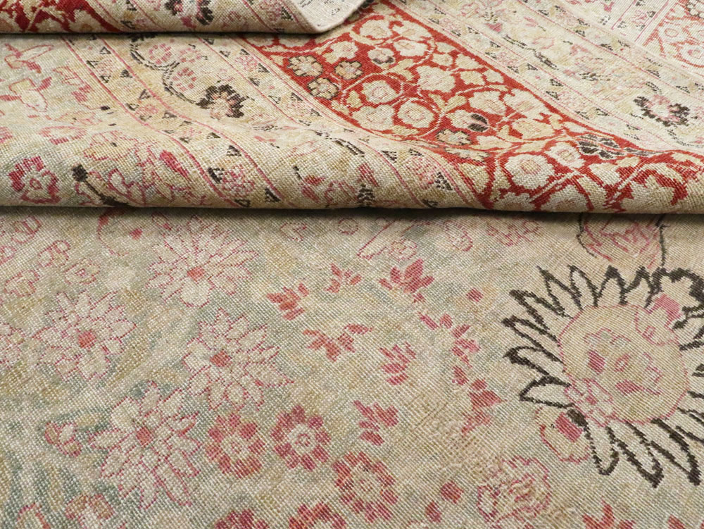 Antique Persian Mashad Carpet, No.23426 - Galerie Shabab