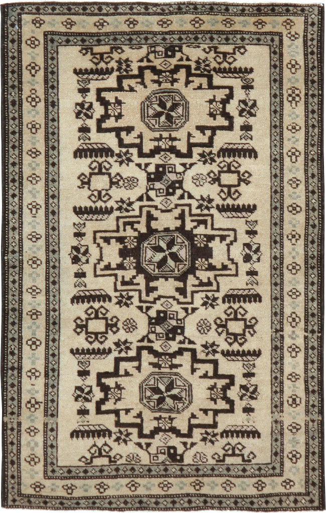 Vintage Persian Tabriz Rug (Pair: 1 of 2), No.23428 - Galerie Shabab