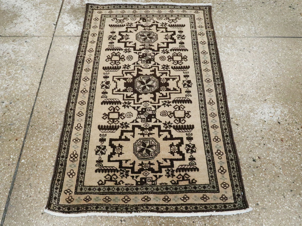 Vintage Persian Tabriz Rug (Pair: 1 of 2), No.23428 - Galerie Shabab