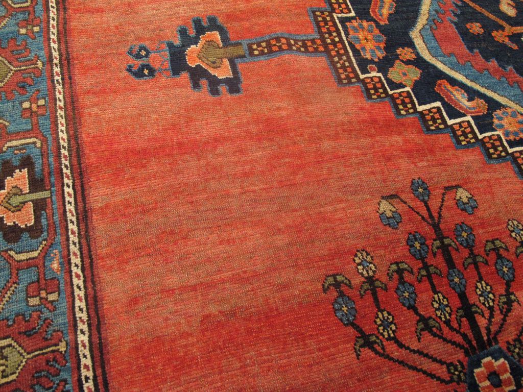 Antique Persian Bidjar Square Carpet, No.23433 - Galerie Shabab
