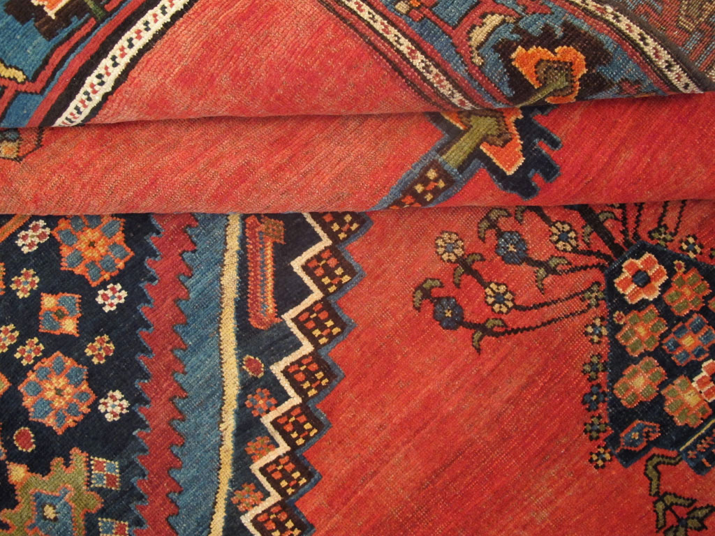Antique Persian Bidjar Square Carpet, No.23433 - Galerie Shabab
