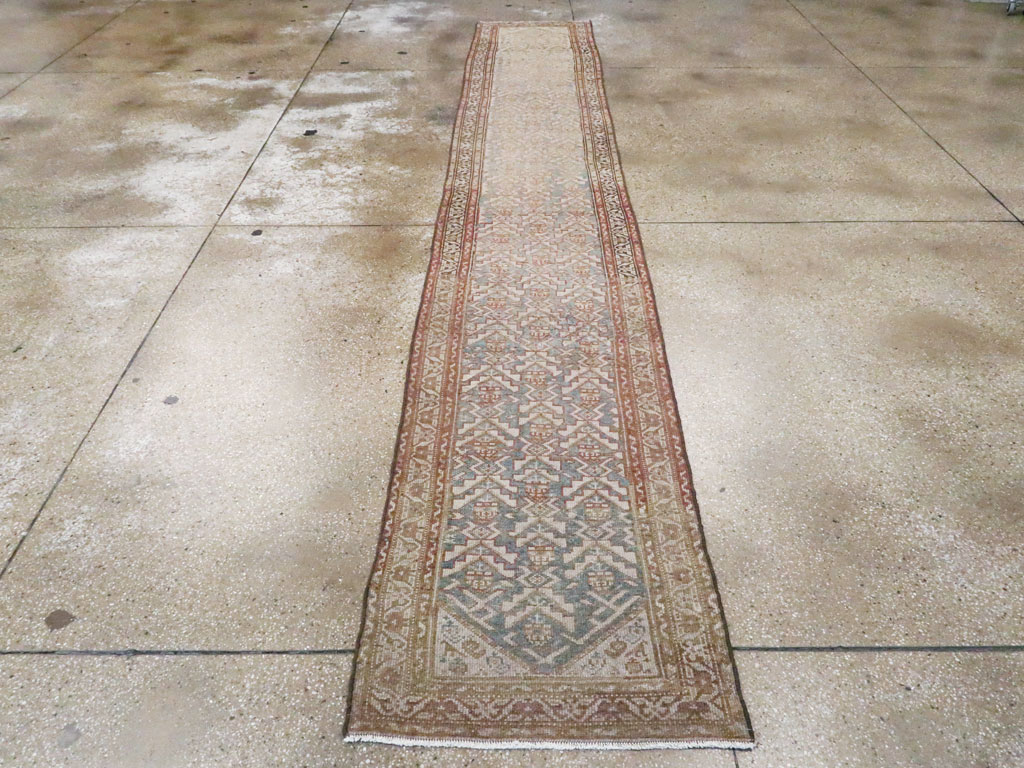Vintage Persian Malayer Runner, No.23434 - Galerie Shabab
