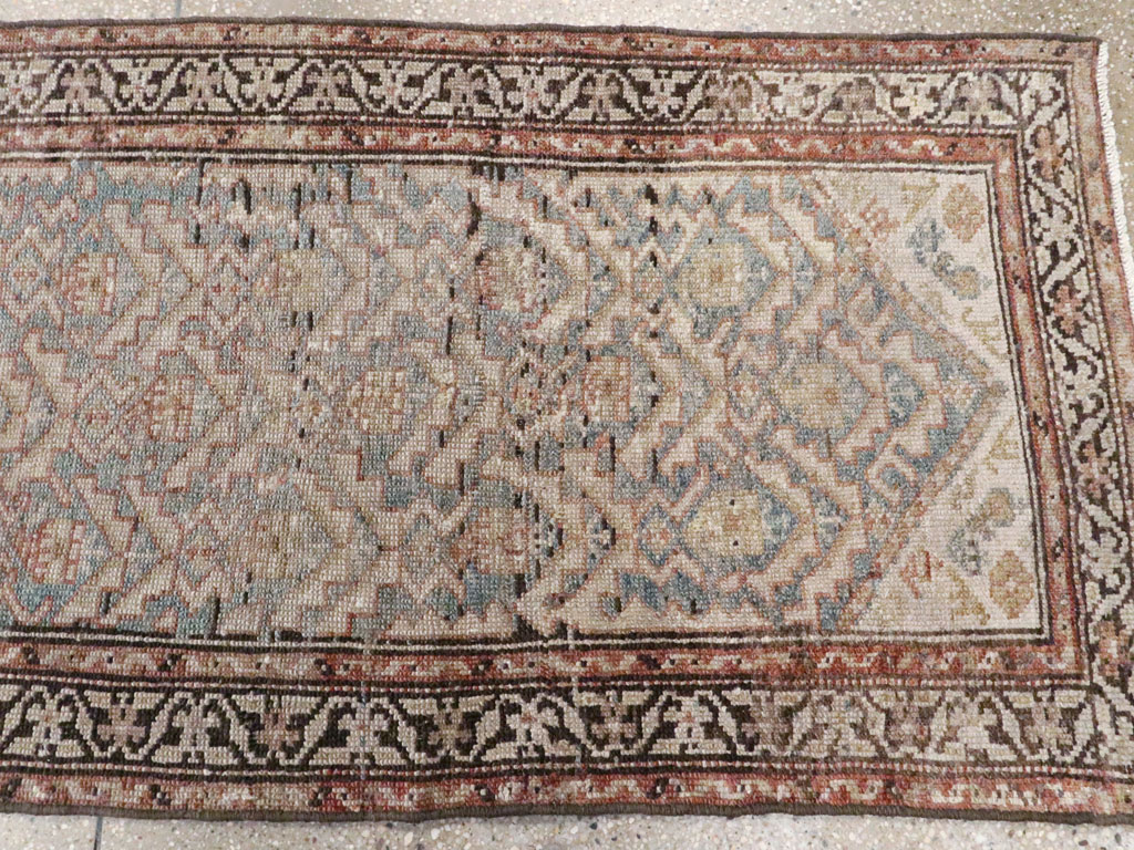 Vintage Persian Malayer Runner, No.23434 - Galerie Shabab