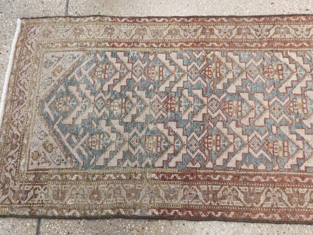 Vintage Persian Malayer Runner, No.23434 - Galerie Shabab