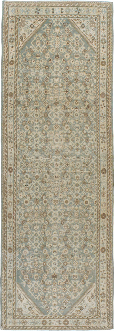 Vintage Persian Malayer Gallery Runner, No.23435 - Galerie Shabab