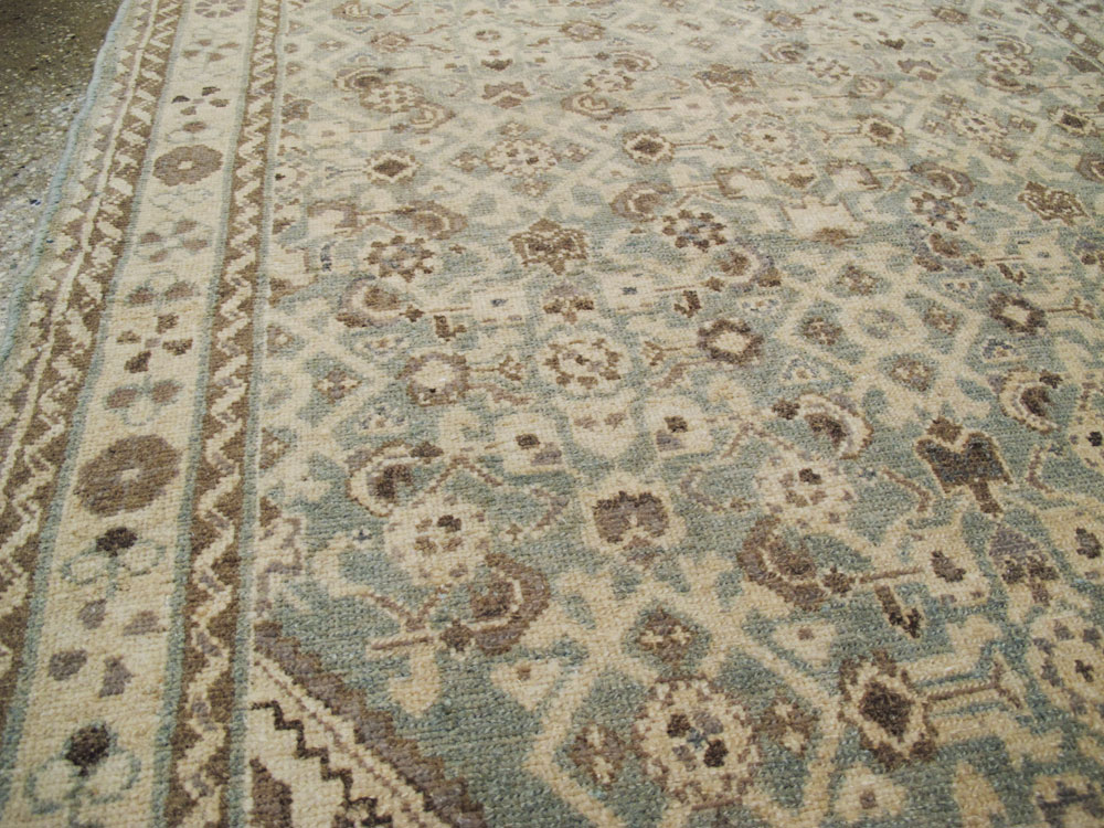 Vintage Persian Malayer Gallery Runner, No.23435 - Galerie Shabab