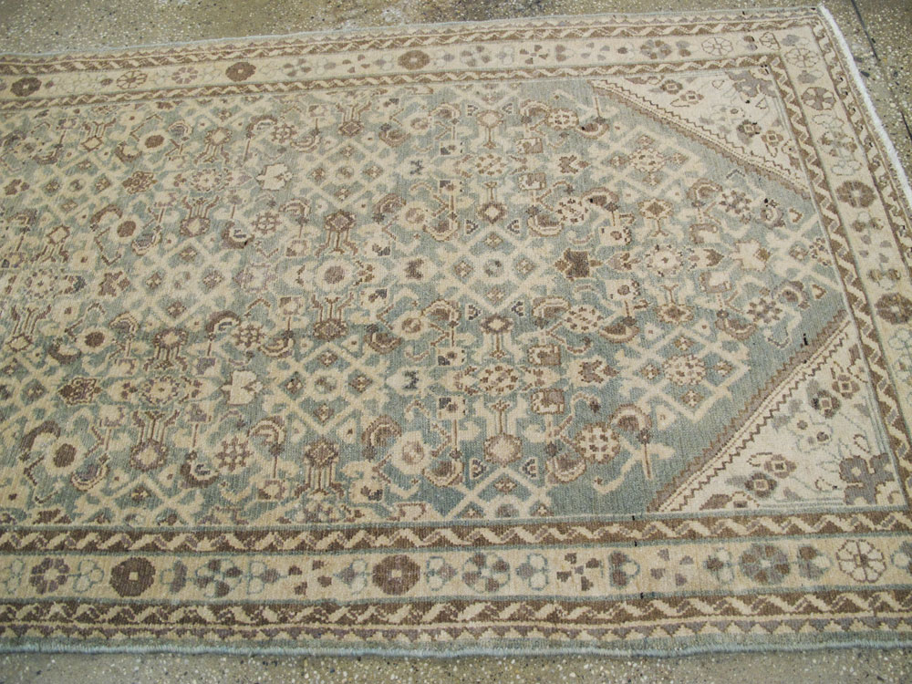 Vintage Persian Malayer Gallery Runner, No.23435 - Galerie Shabab