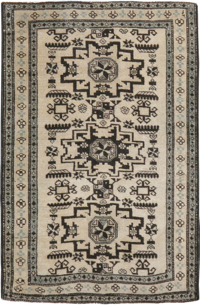 Vintage Persian Tabriz Rug (Pair: 2 of 2), No.23443 - Galerie Shabab