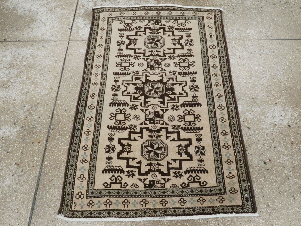 Vintage Persian Tabriz Rug (Pair: 2 of 2), No.23443 - Galerie Shabab