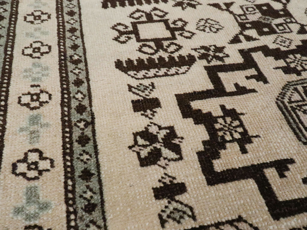 Vintage Persian Tabriz Rug (Pair: 2 of 2), No.23443 - Galerie Shabab