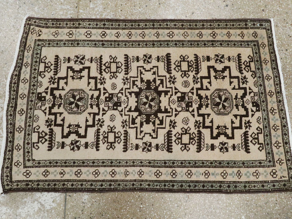 Vintage Persian Tabriz Rug (Pair: 2 of 2), No.23443 - Galerie Shabab