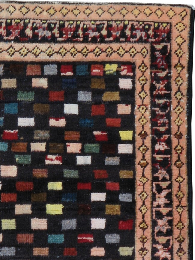 Vintage Persian Hamadan Modernist Rug, No.23444 - Galerie Shabab