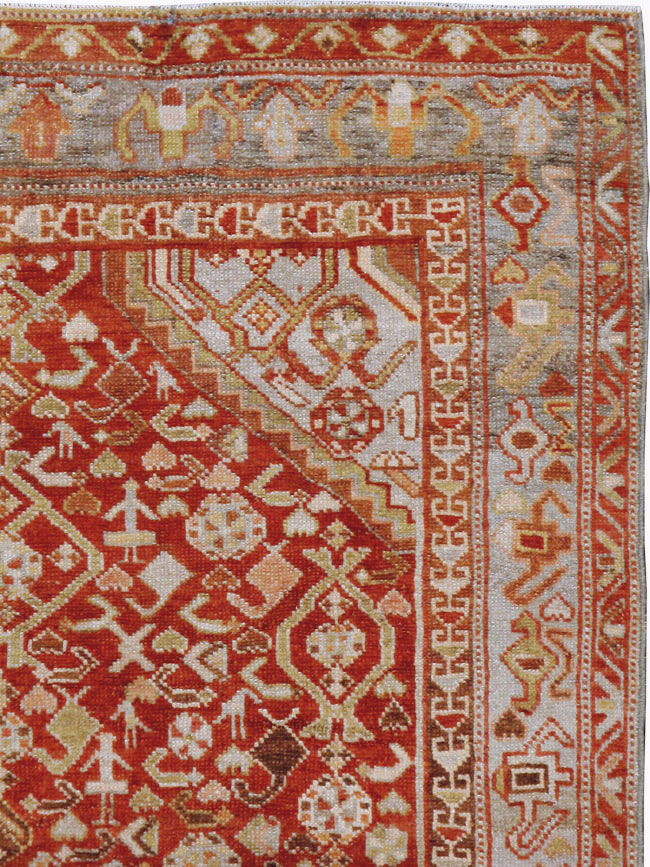 Vintage Persian Malayer Rug, No.23454 - Galerie Shabab