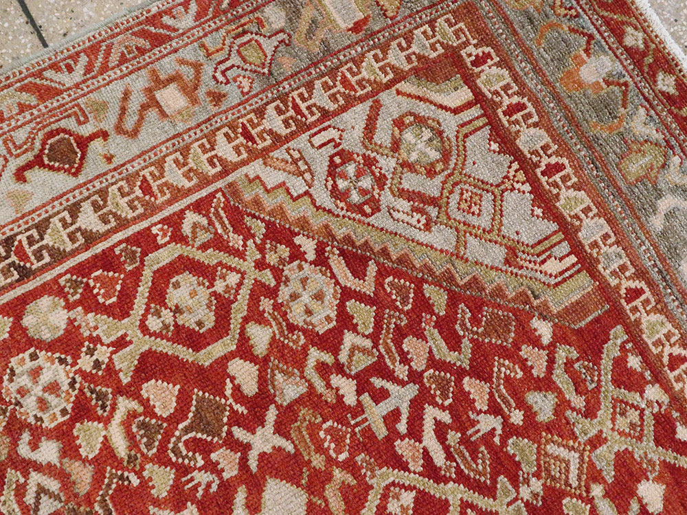 Vintage Persian Malayer Rug, No.23454 - Galerie Shabab