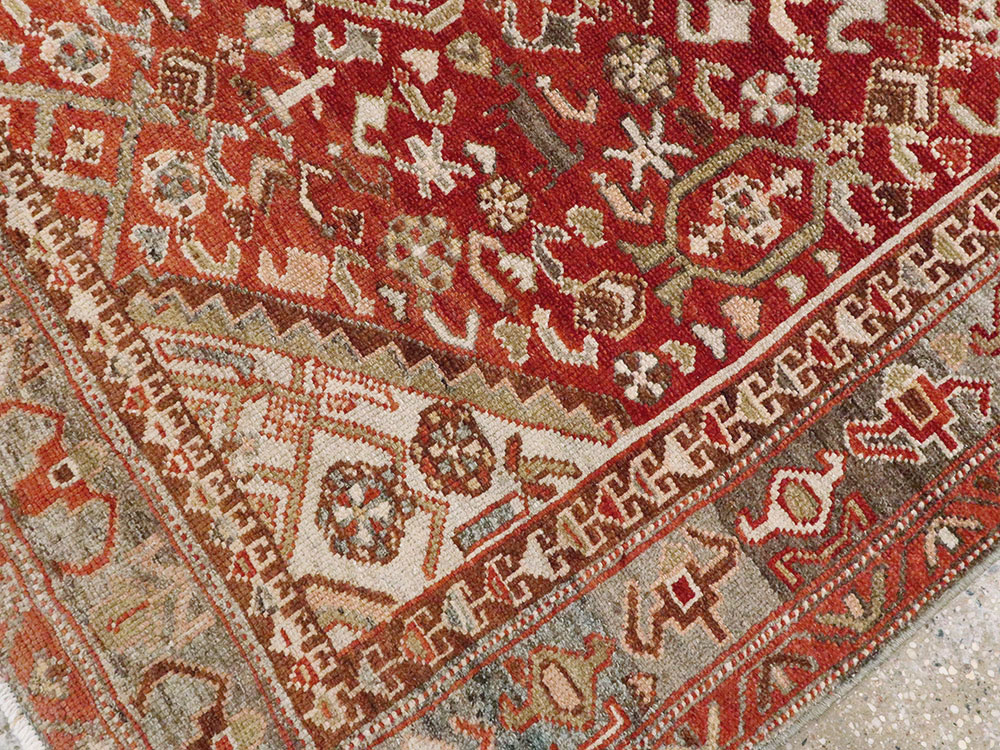 Vintage Persian Malayer Rug, No.23454 - Galerie Shabab