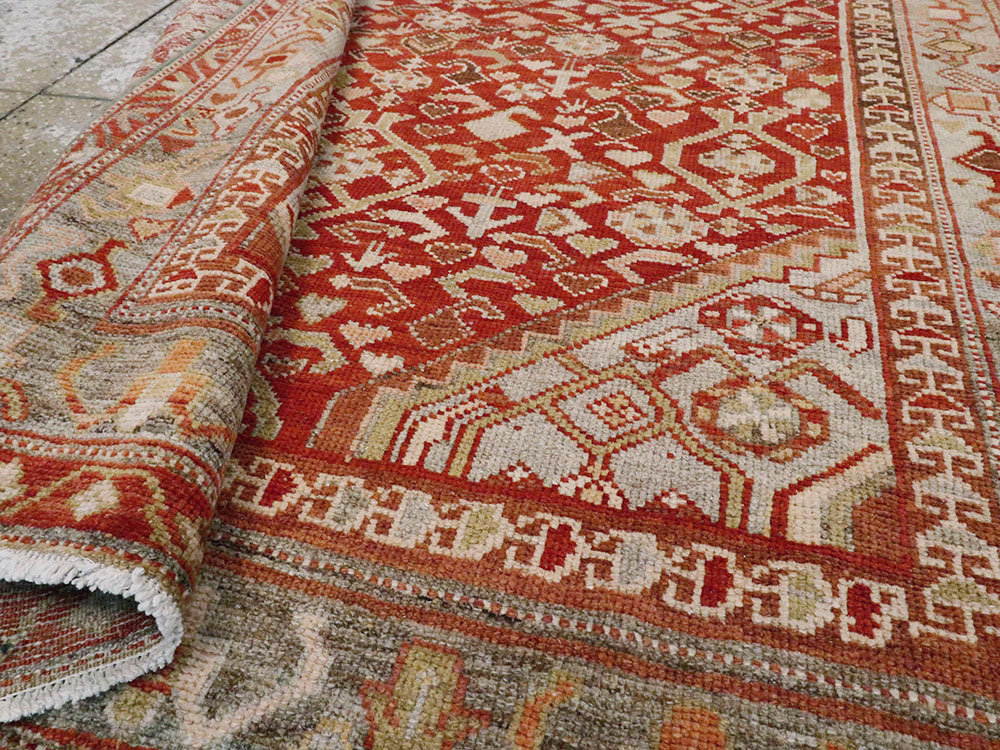 Vintage Persian Malayer Rug, No.23454 - Galerie Shabab