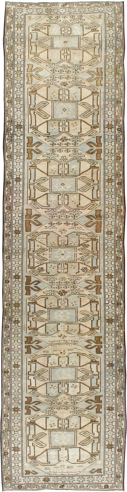 Vintage Persian Malayer Gallery Runner, No.23456 - Galerie Shabab